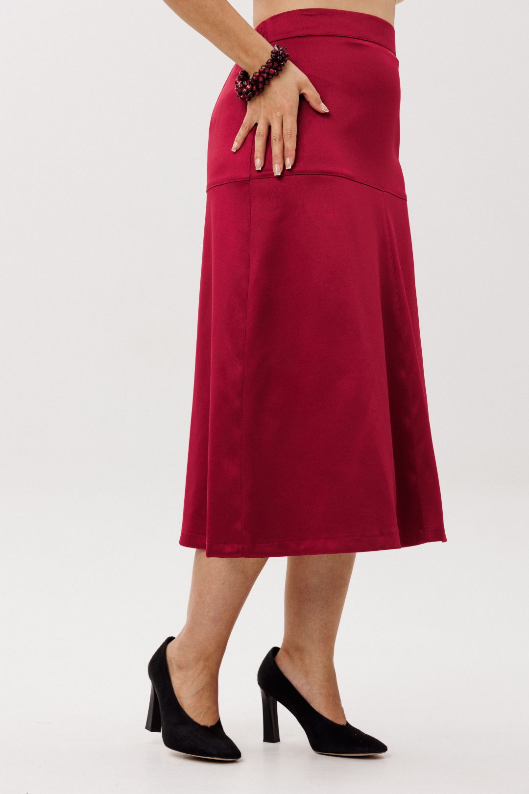 Юбка ANELLI LAUREL 1510 гранатовая патока - фото 4
