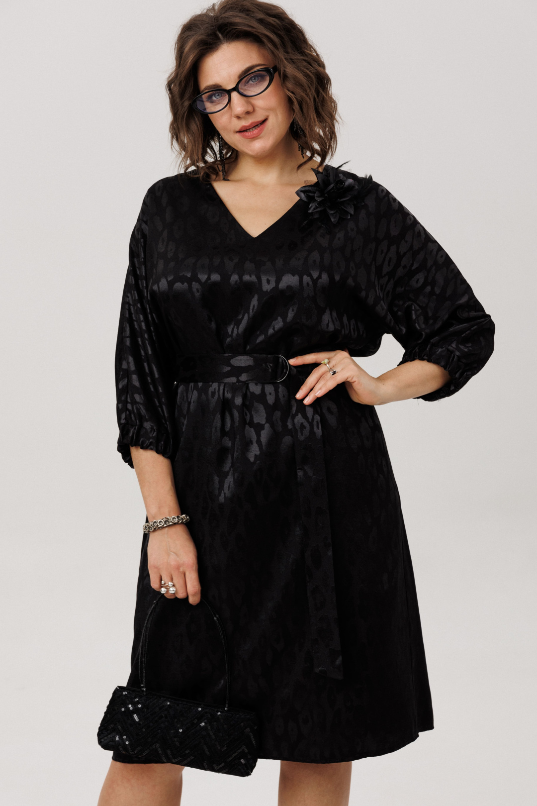 Платье ANELLI LAUREL 1521-1 шелковый хищник - фото 6