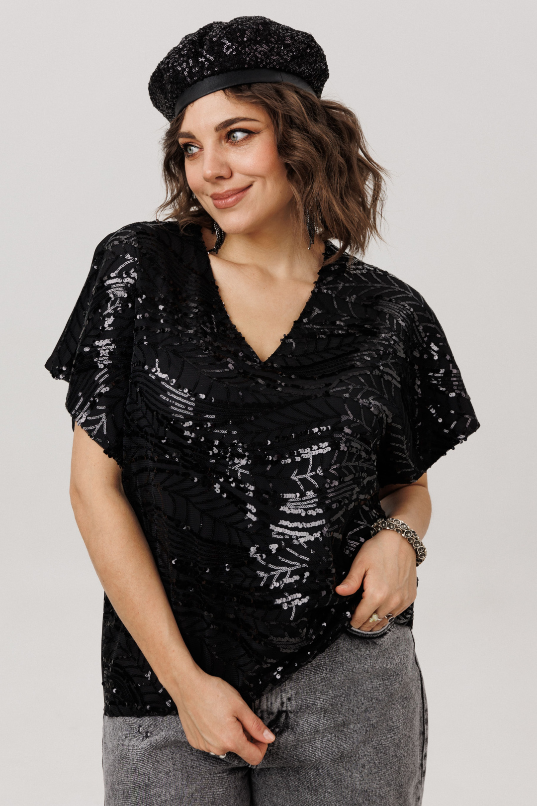 Блузка ANELLI LAUREL 1522-1 бурлеск - фото 3