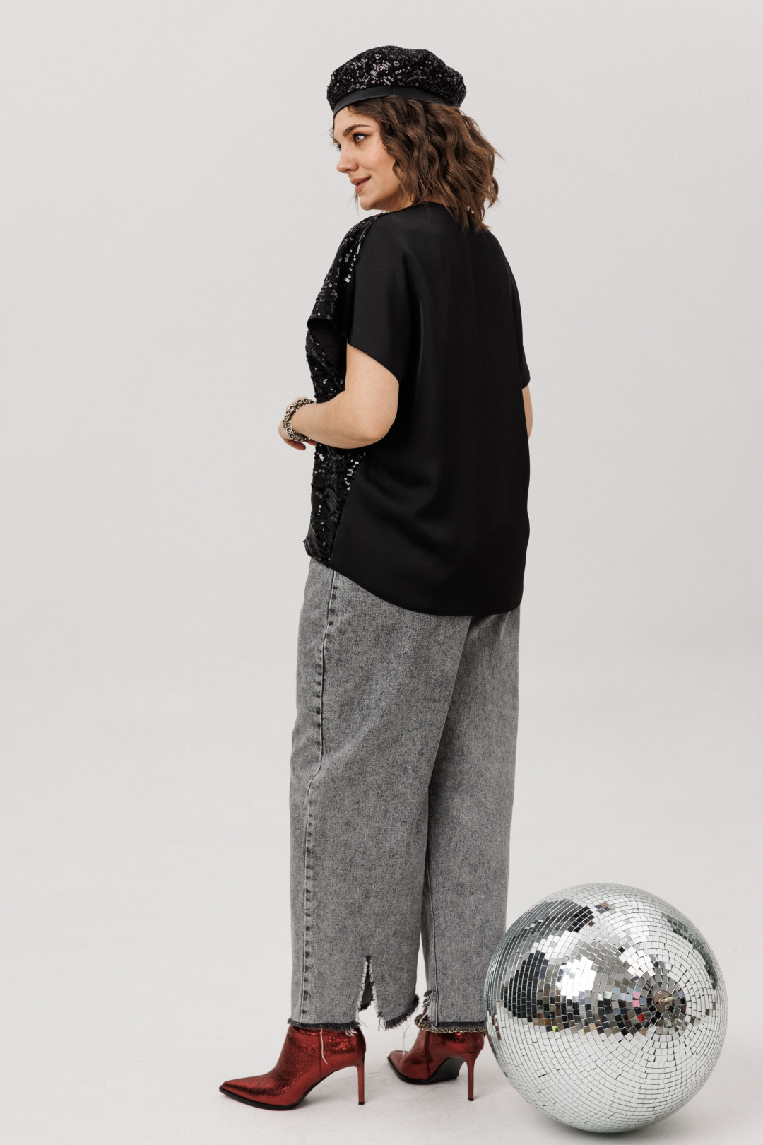 Блузка ANELLI LAUREL 1522-1 бурлеск - фото 4