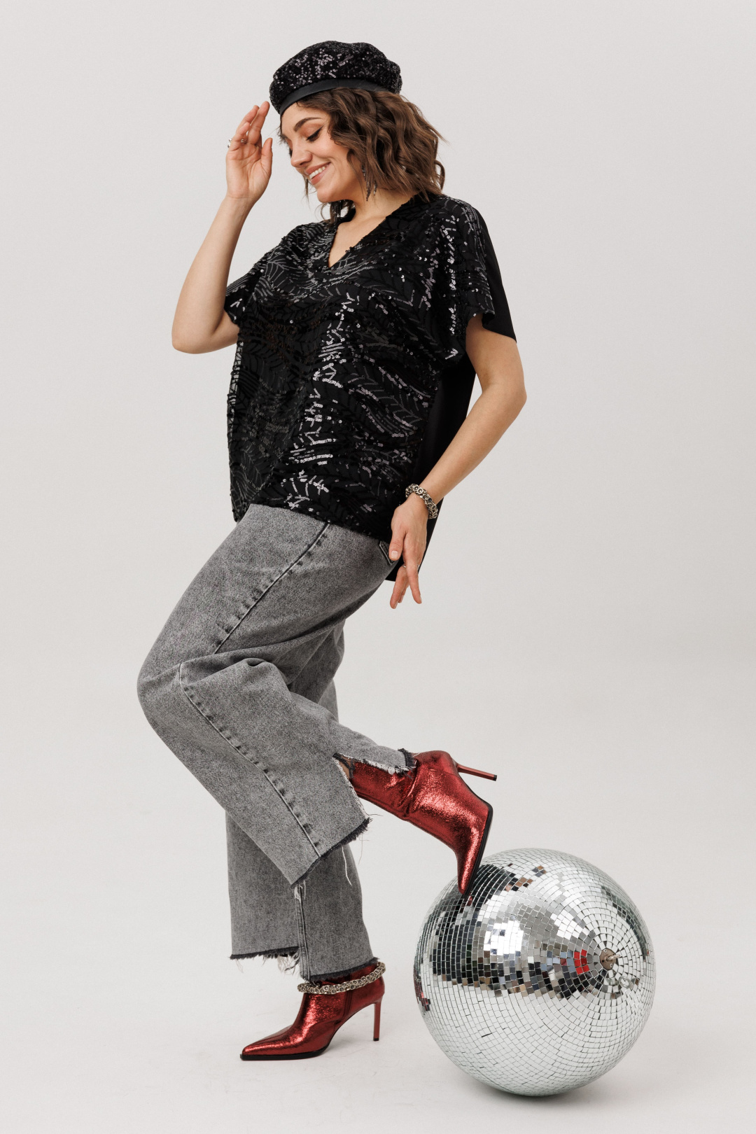 Блузка ANELLI LAUREL 1522-1 бурлеск - фото 6