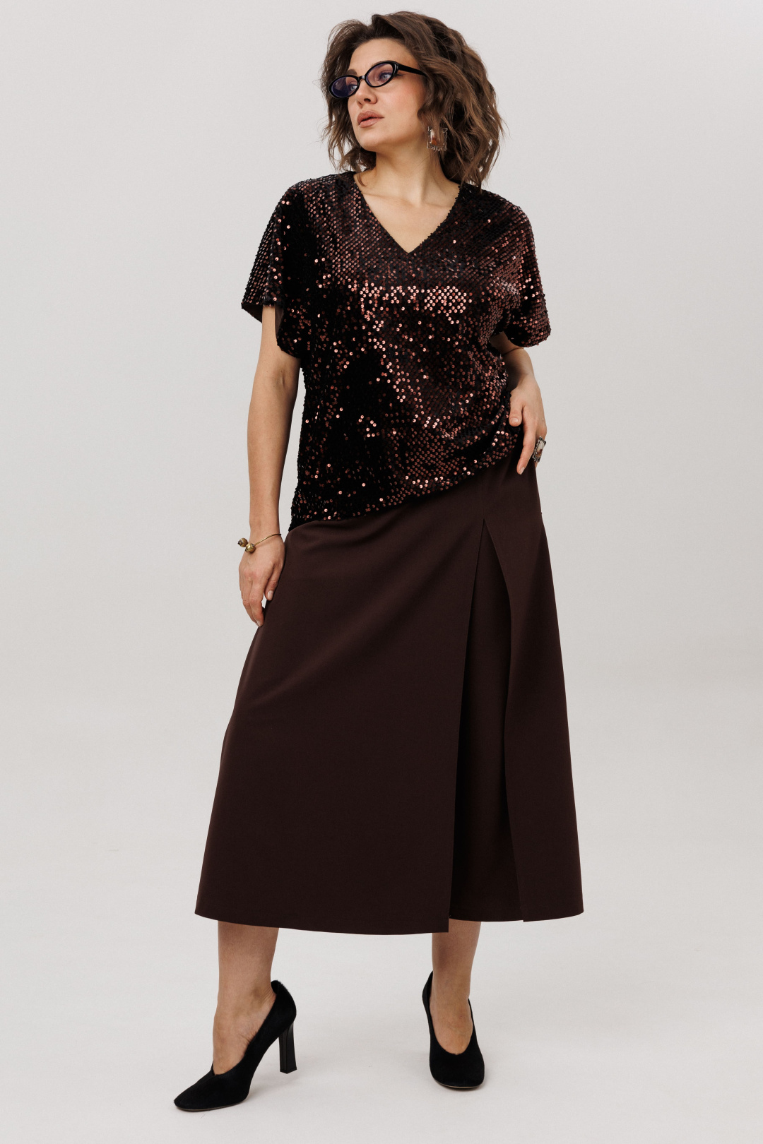 Блузка ANELLI LAUREL 1522 арманьяк - фото 2