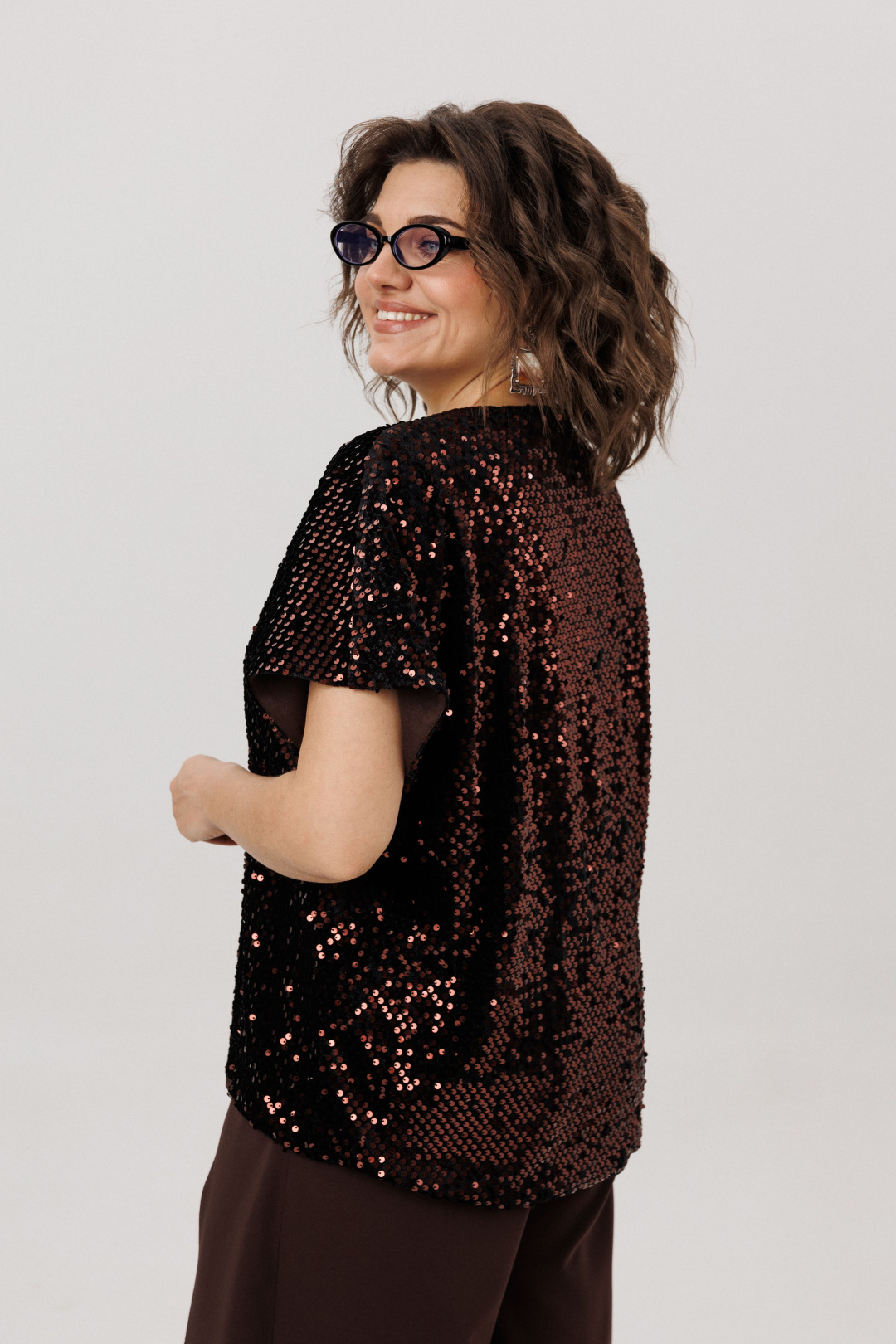 Блузка ANELLI LAUREL 1522 арманьяк - фото 5