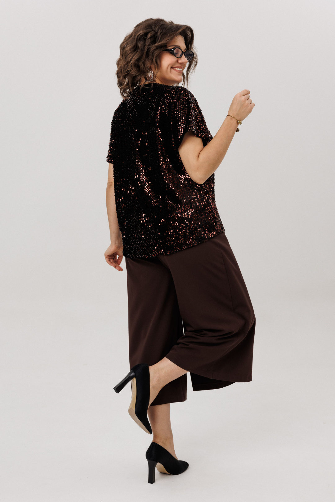 Блузка ANELLI LAUREL 1522 арманьяк - фото 6