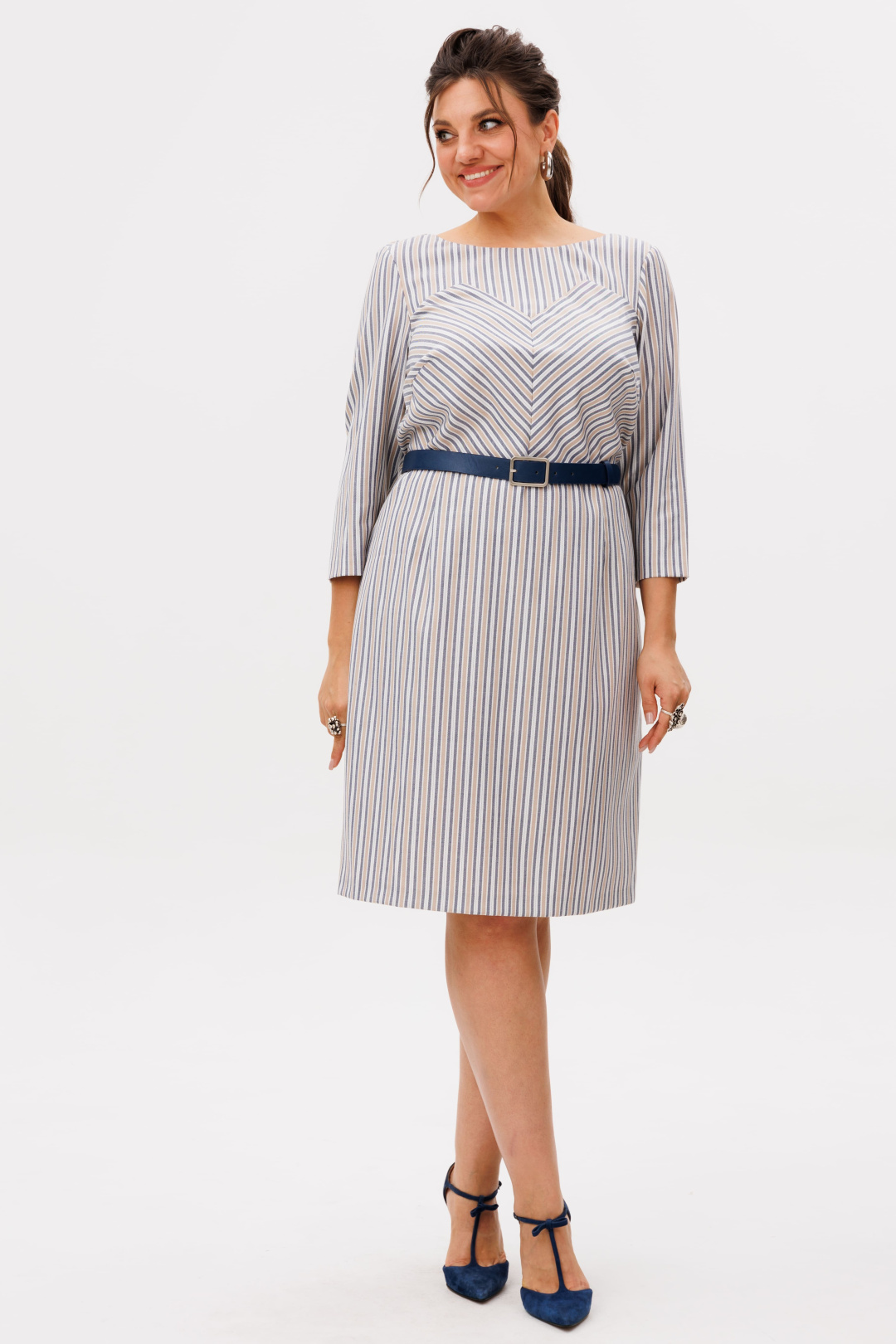 Платье ANELLI LAUREL 1591 дымчатый - фото 1