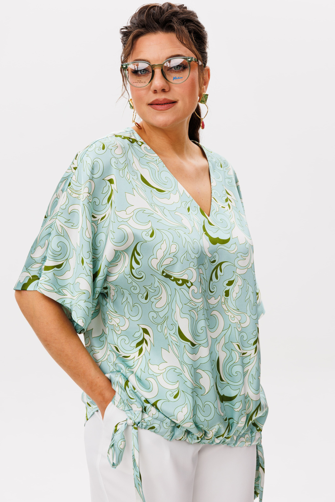 Блузка ANELLI LAUREL 1606-1 мятный танец
