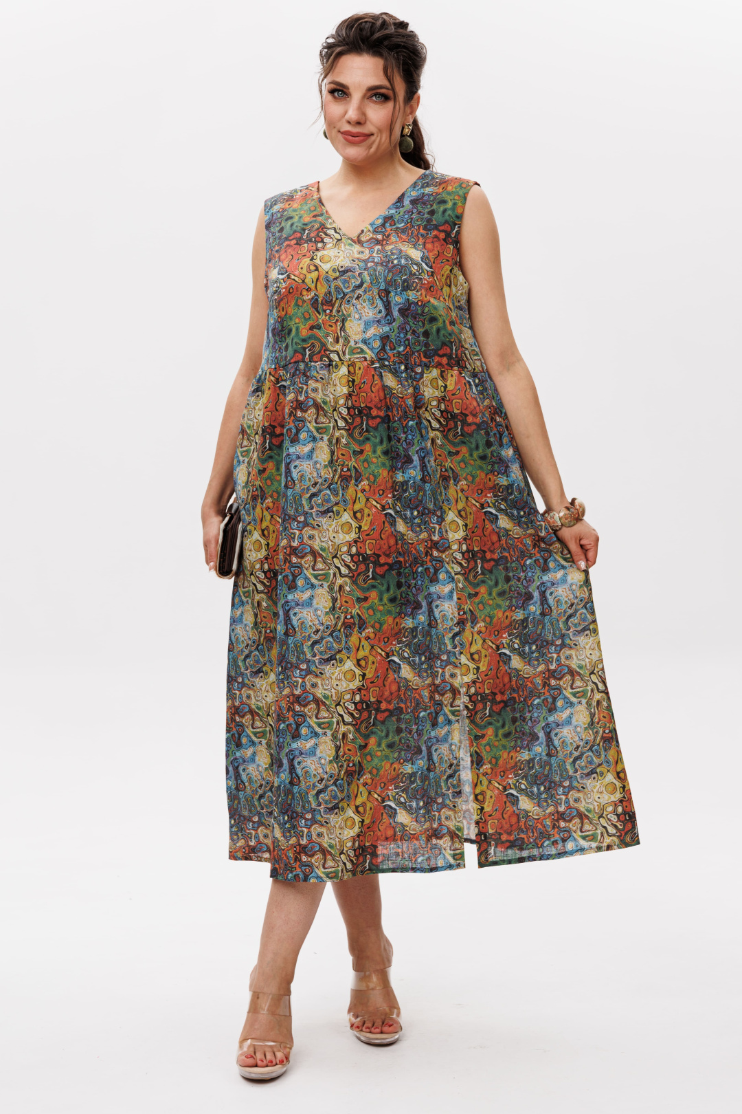 Платье ANELLI LAUREL 1629 калейдоскоп - фото 1