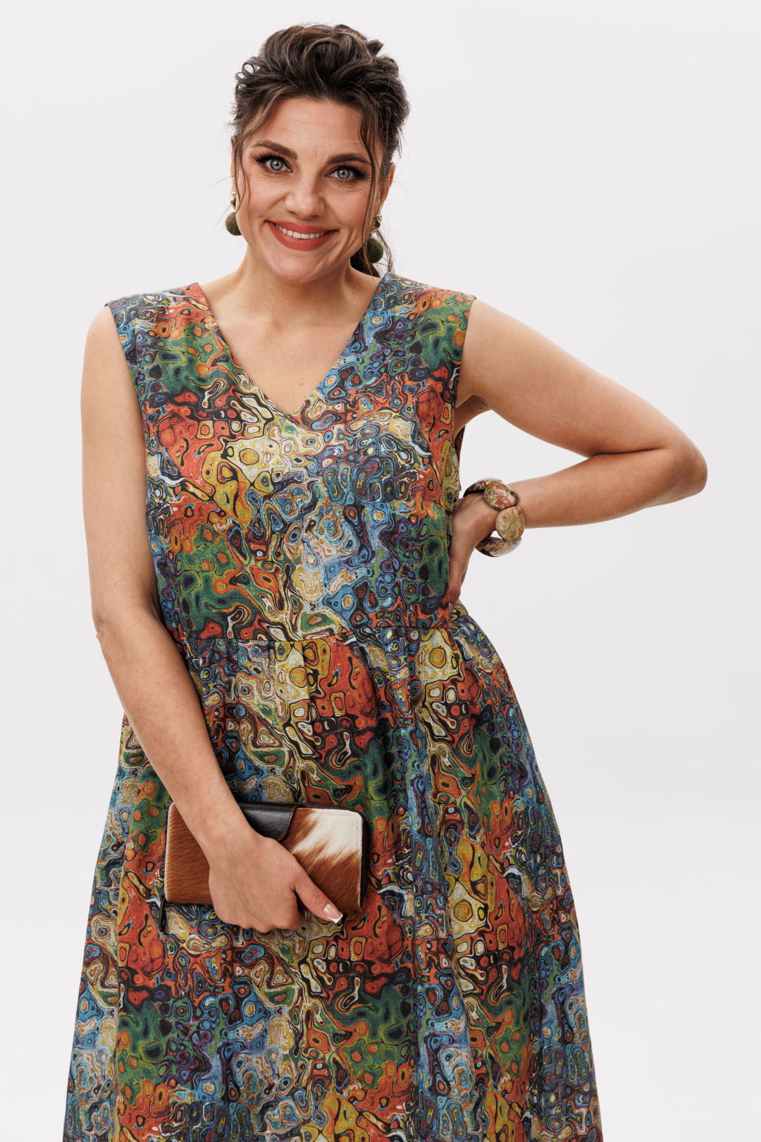 Платье ANELLI LAUREL 1629 калейдоскоп - фото 2