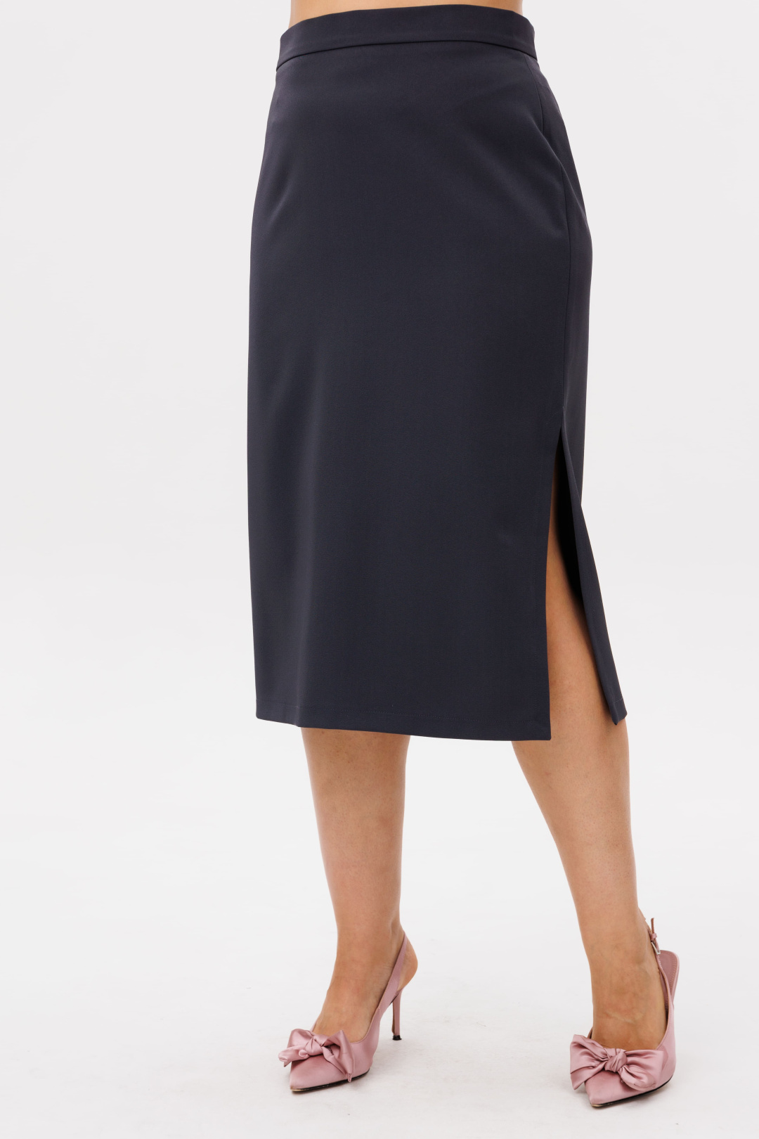 Юбка ANELLI LAUREL 1648 грифельный силуэт - фото 5