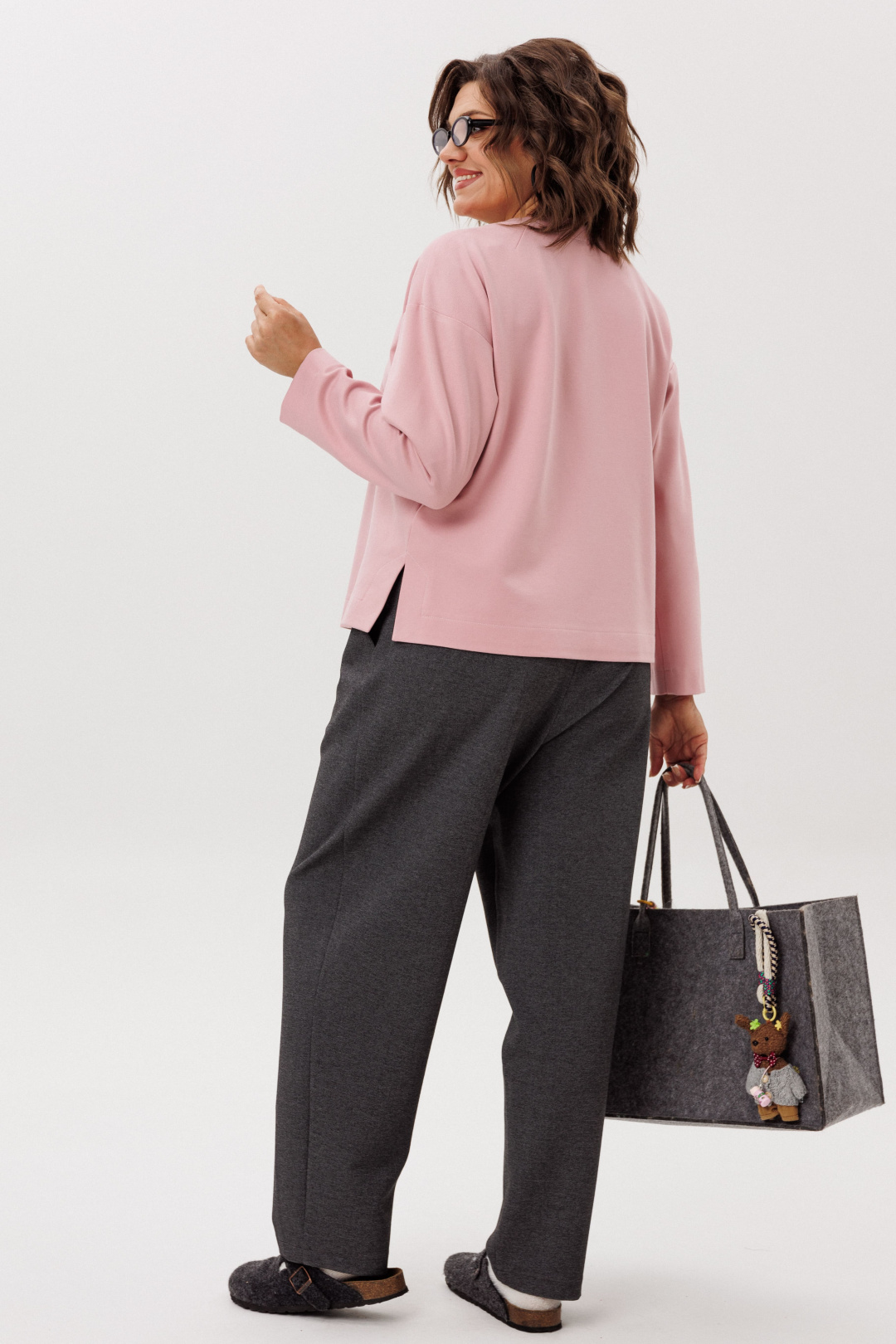 Жакет ANELLI LAUREL 1661-1 розовый закат - фото 4