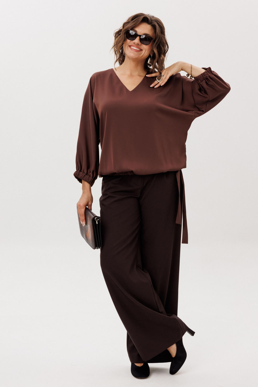 Брюки ANELLI LAUREL 1662 бельгийский шоколад - фото 2