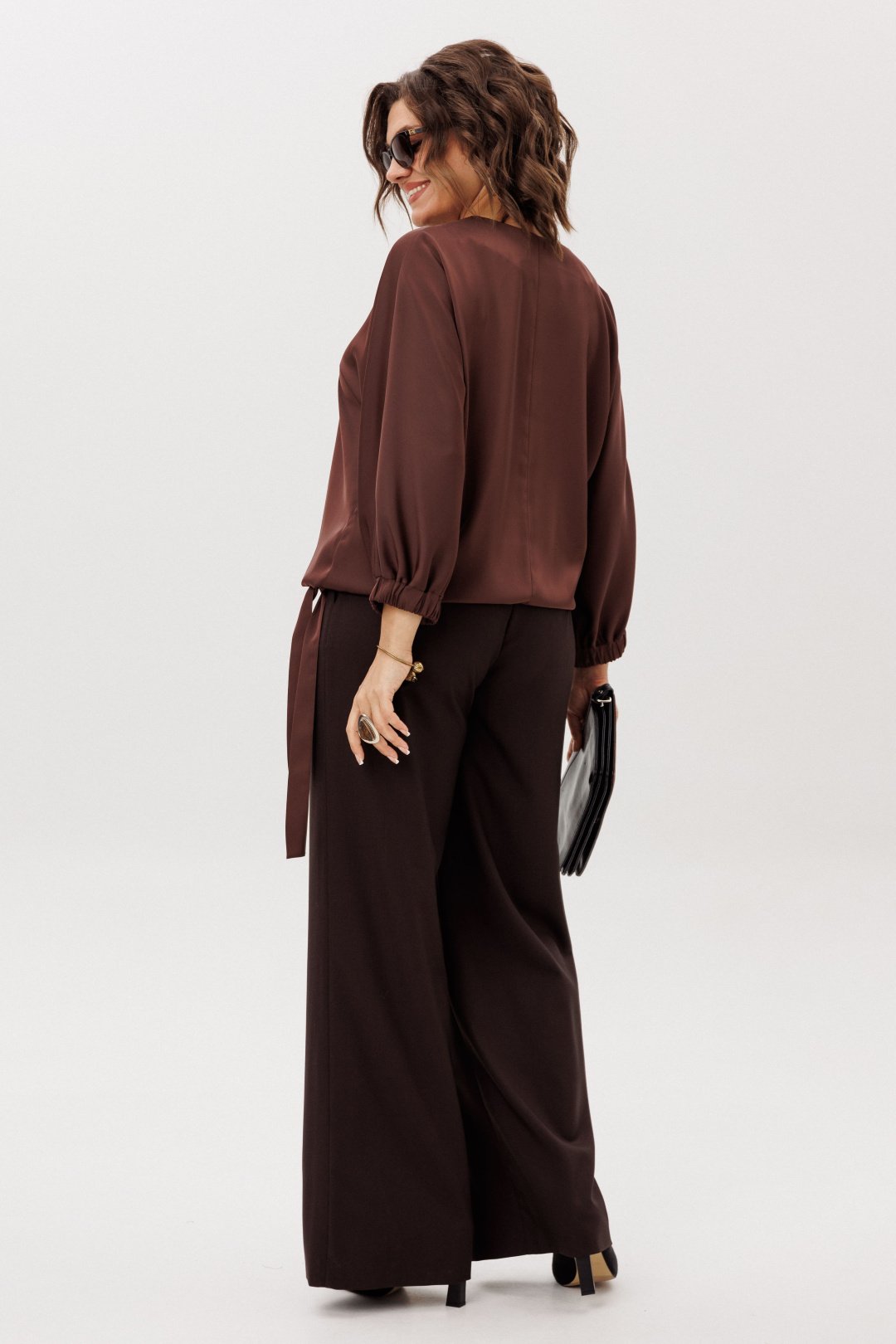 Брюки ANELLI LAUREL 1662 бельгийский шоколад - фото 4