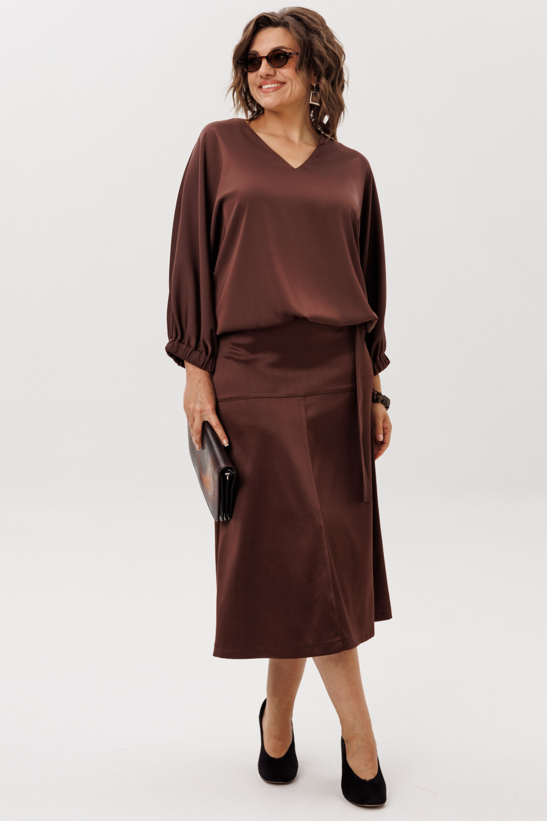 Брюки ANELLI LAUREL 1662 бельгийский шоколад - фото 6