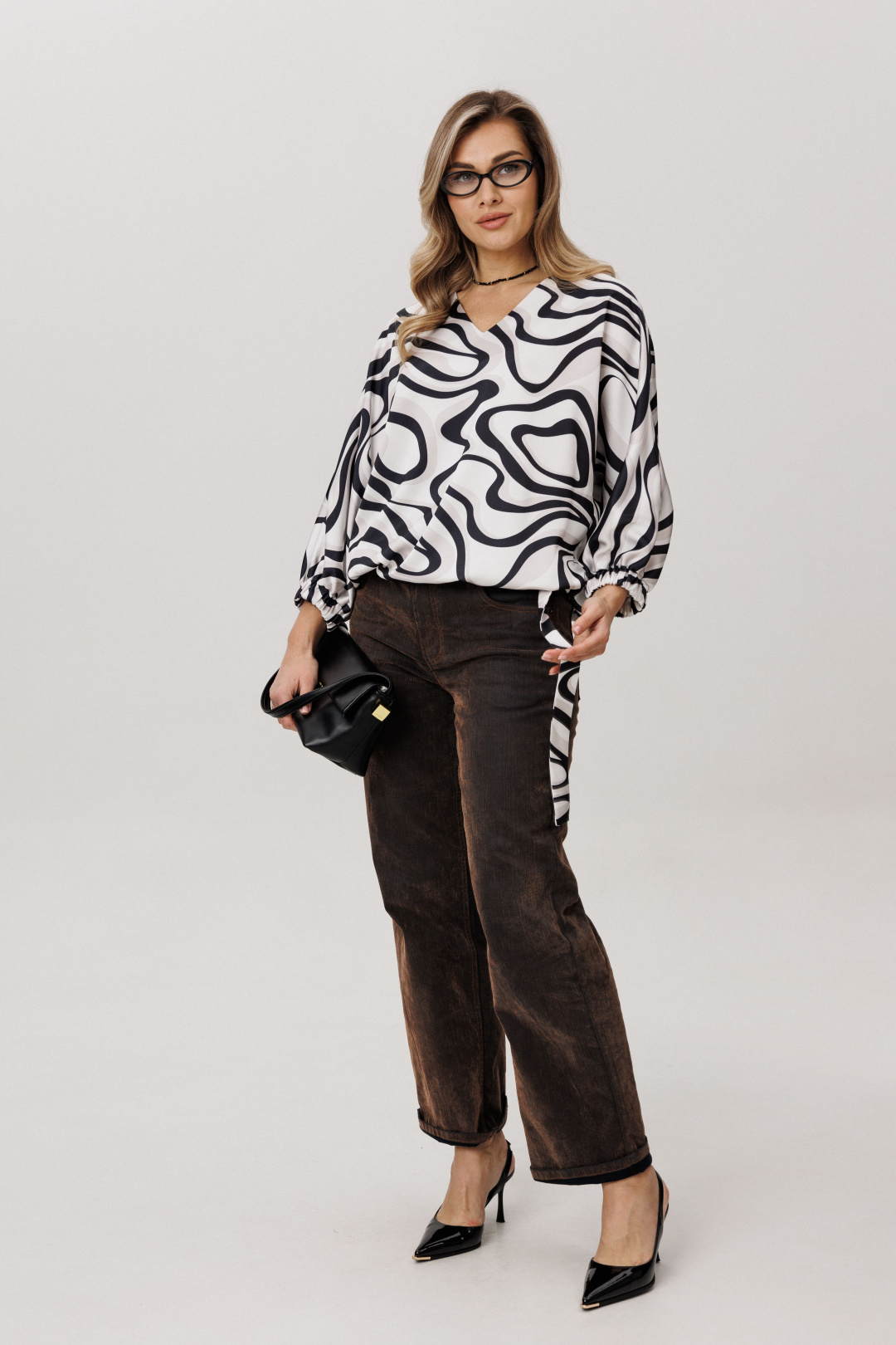 Блузка ANELLI LAUREL 1662 белое озеро