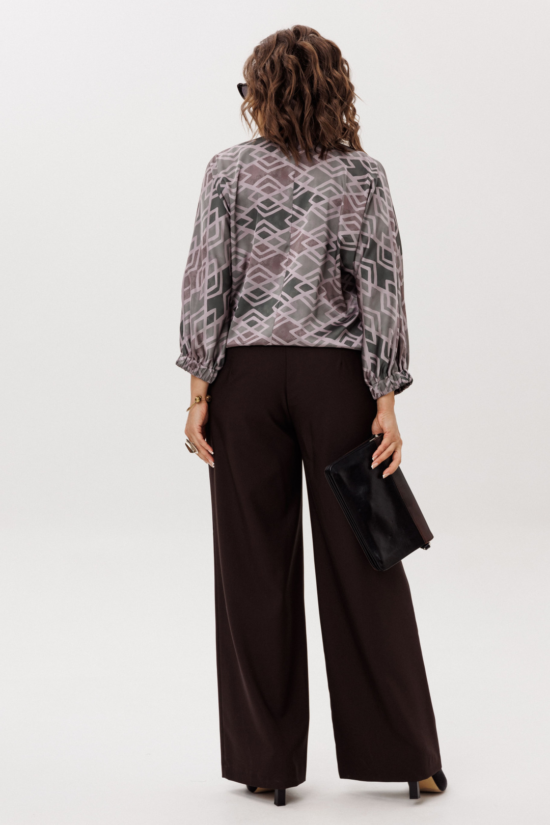 Блузка ANELLI LAUREL 1662 ромбовидные холмы - фото 6