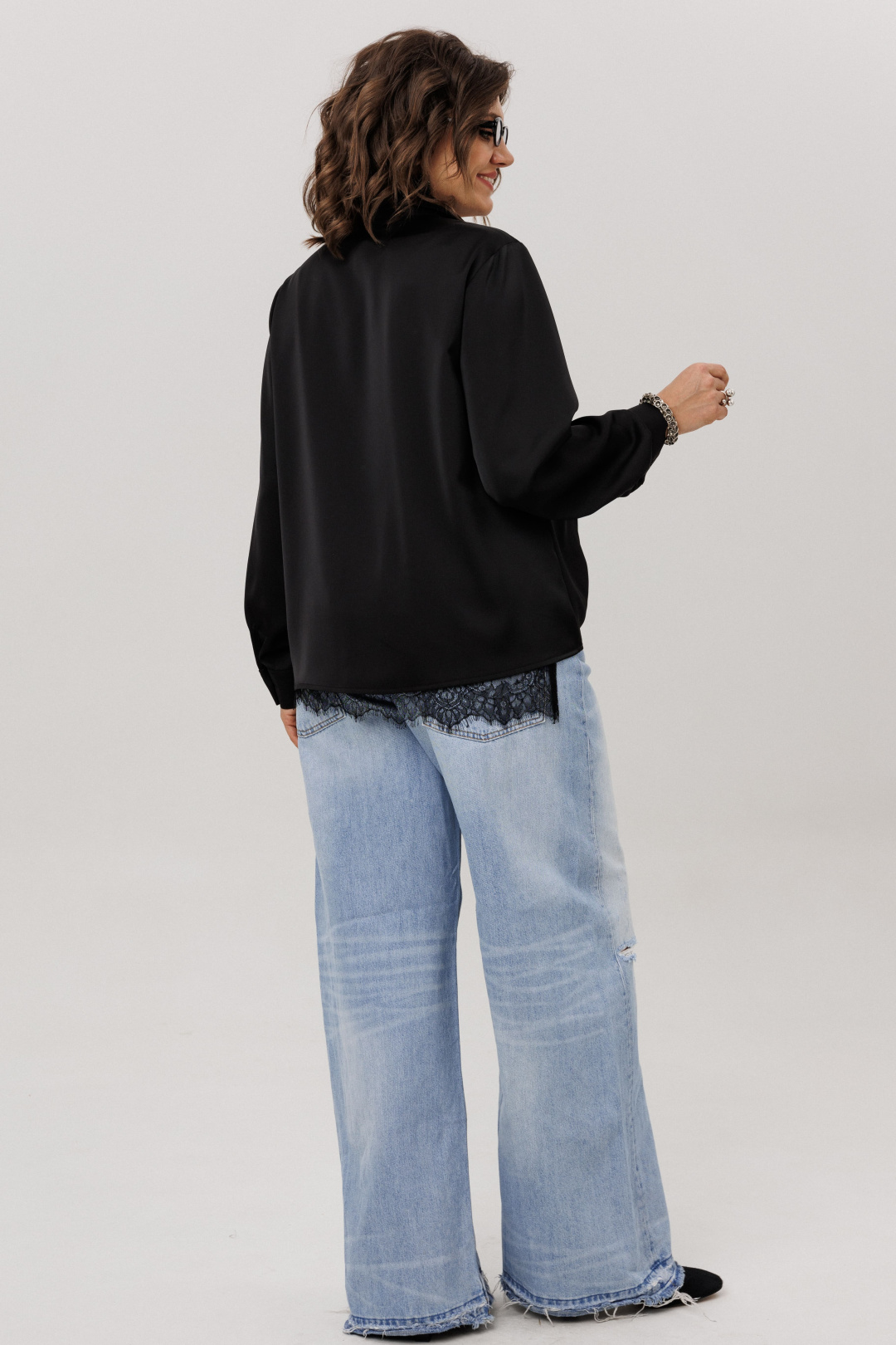 Рубашка ANELLI LAUREL 1663 глянцевый агат - фото 4