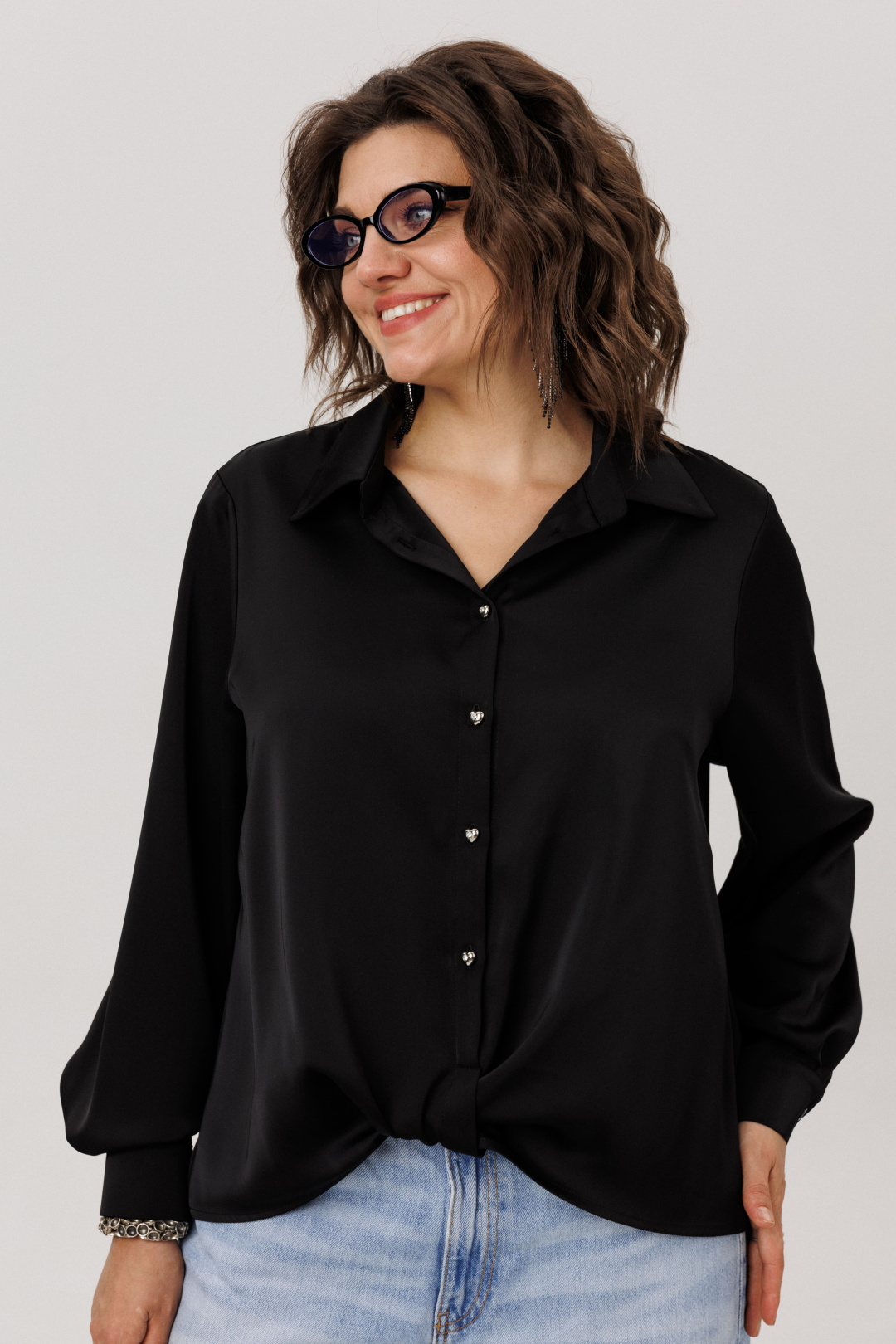 Рубашка ANELLI LAUREL 1663 глянцевый агат - фото 5