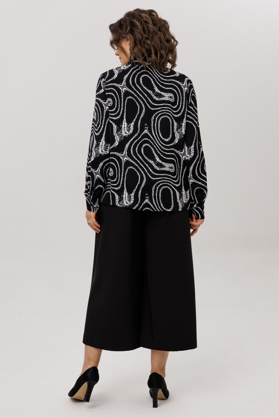 Рубашка ANELLI LAUREL 1663 мрамор неро - фото 4