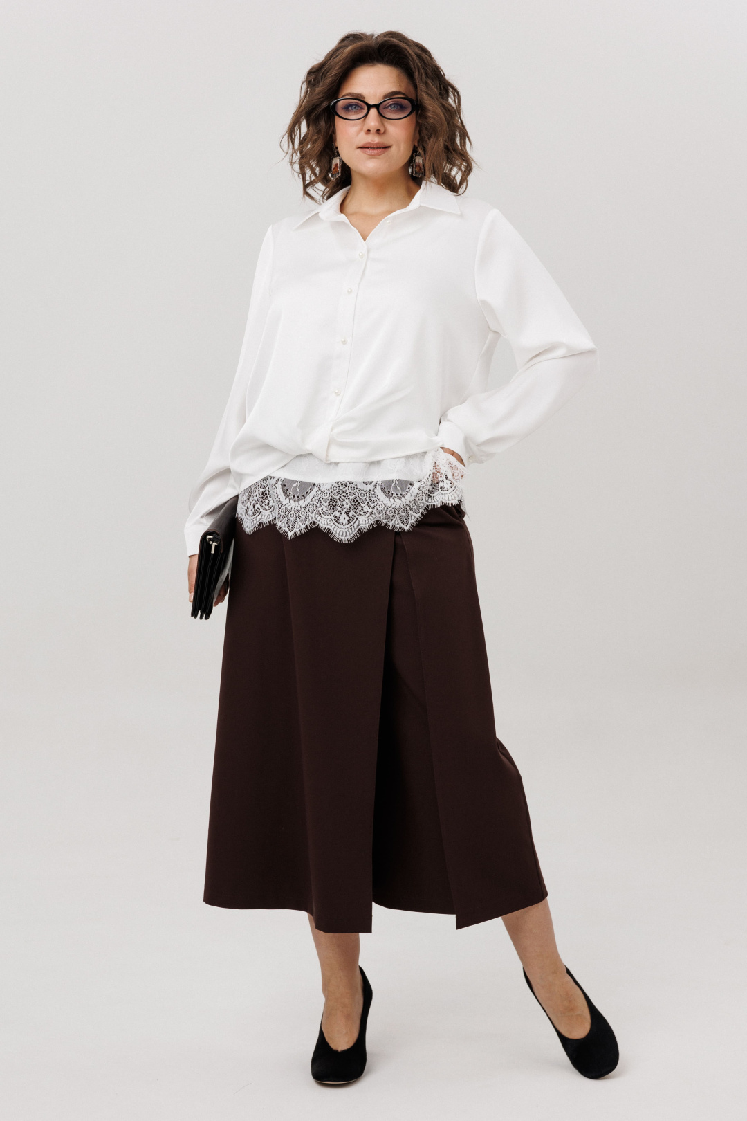 Рубашка ANELLI LAUREL 1663 перламутровая жемчужина - фото 6