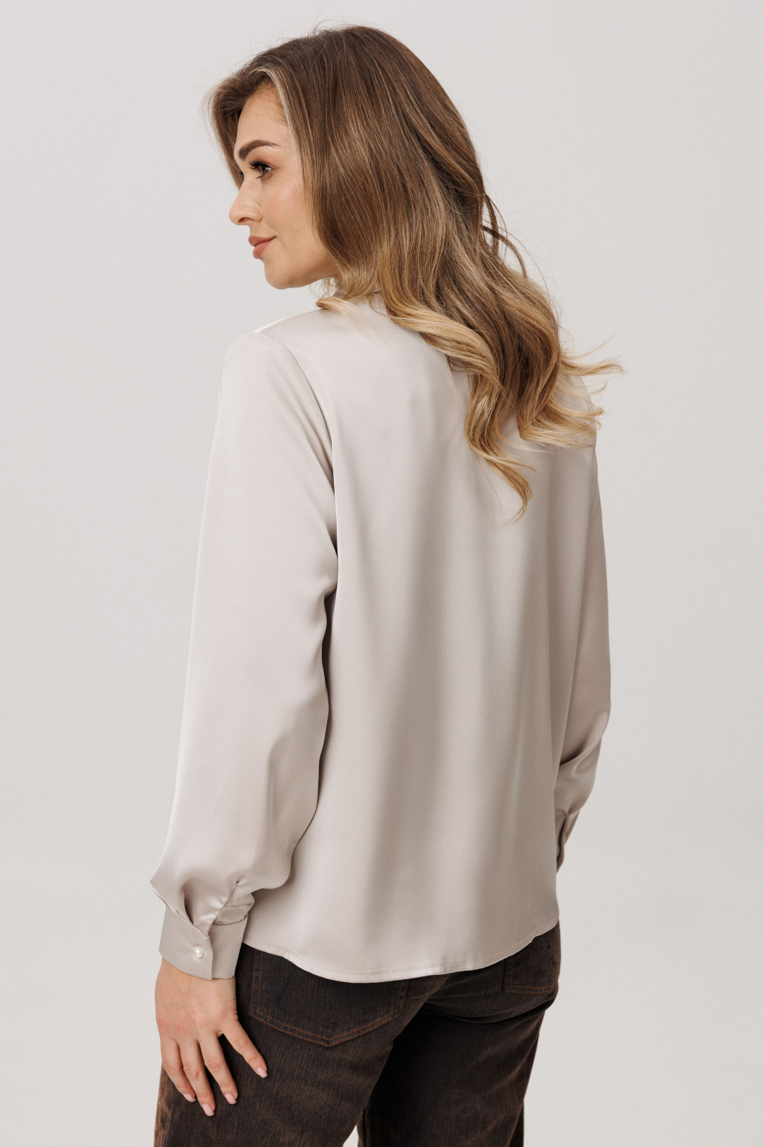 Блузка ANELLI LAUREL 1663 речной жемчуг - фото 6