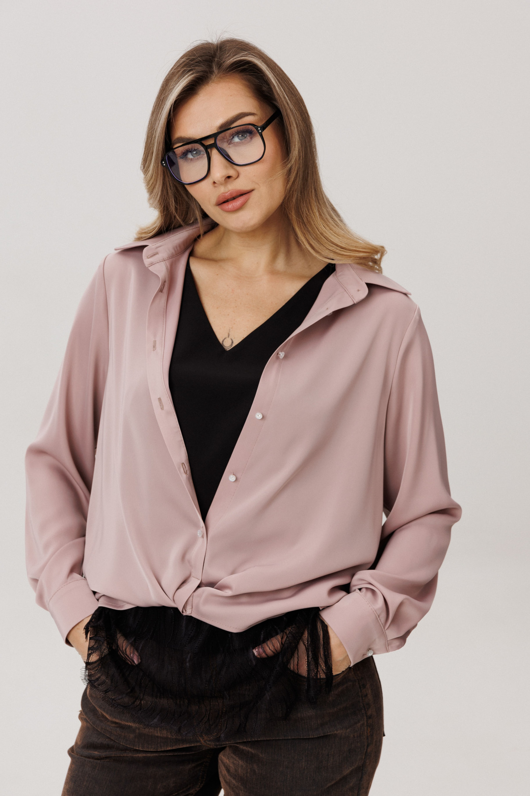 Блузка ANELLI LAUREL 1663 розоватая нежность - фото 1