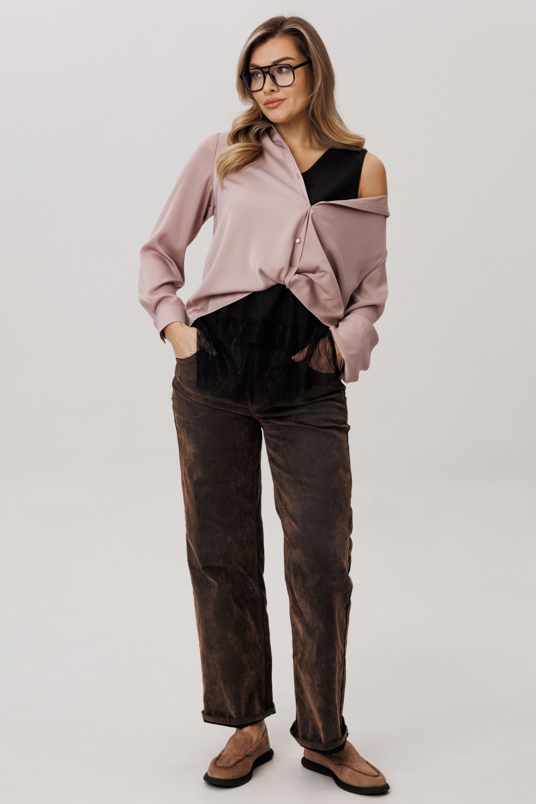 Блузка ANELLI LAUREL 1663 розоватая нежность - фото 4