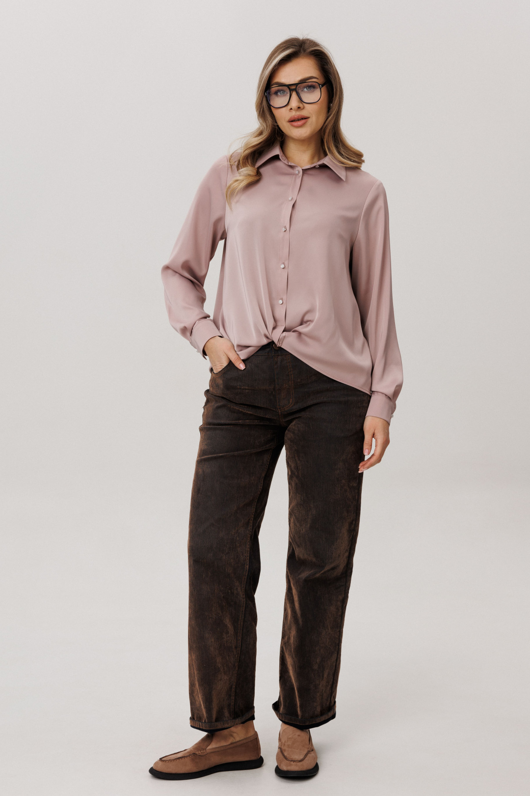 Блузка ANELLI LAUREL 1663 розоватая нежность