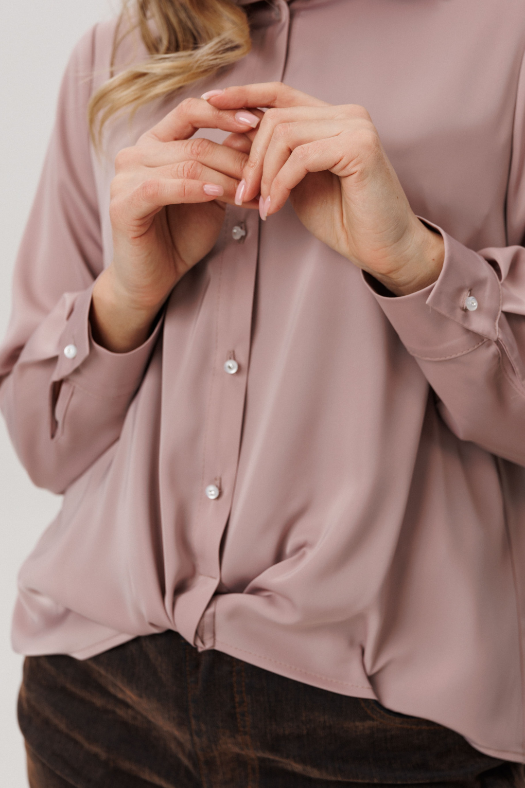 Блузка ANELLI LAUREL 1663 розоватая нежность