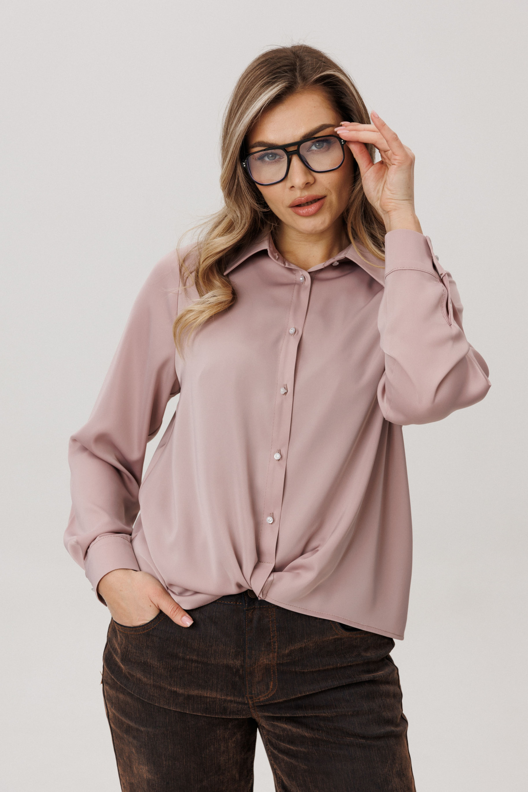 Блузка ANELLI LAUREL 1663 розоватая нежность