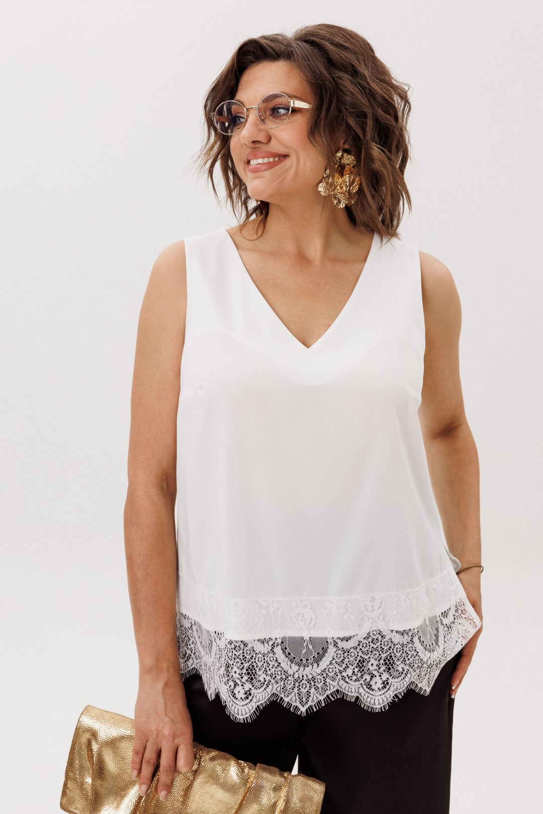 Топ ANELLI LAUREL 1664 кристаллики льда - фото 5