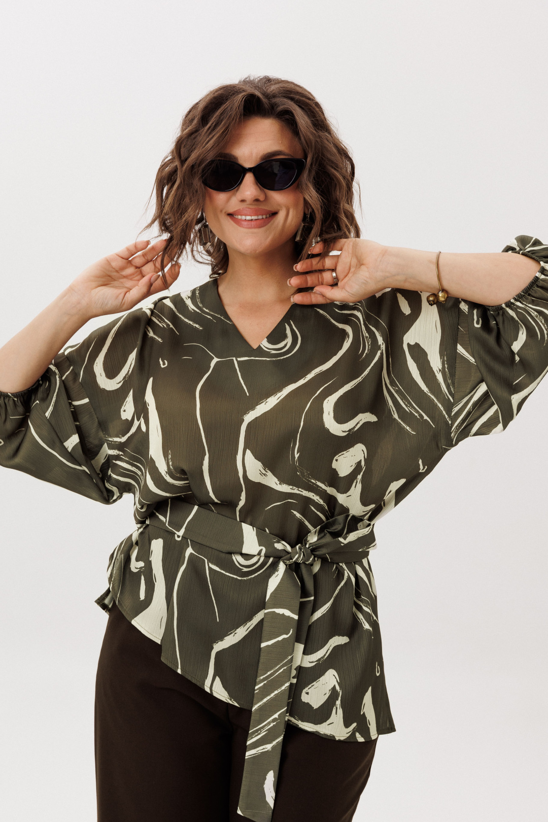 Блузка ANELLI LAUREL 1665 лесная осока