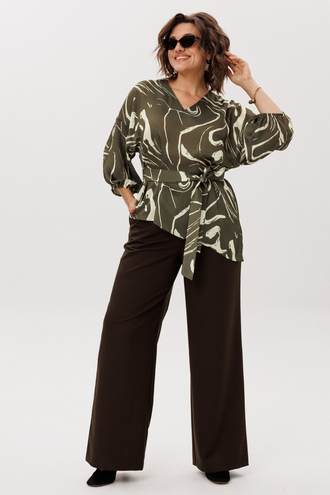 Блузка ANELLI LAUREL 1665 лесная осока - фото 2