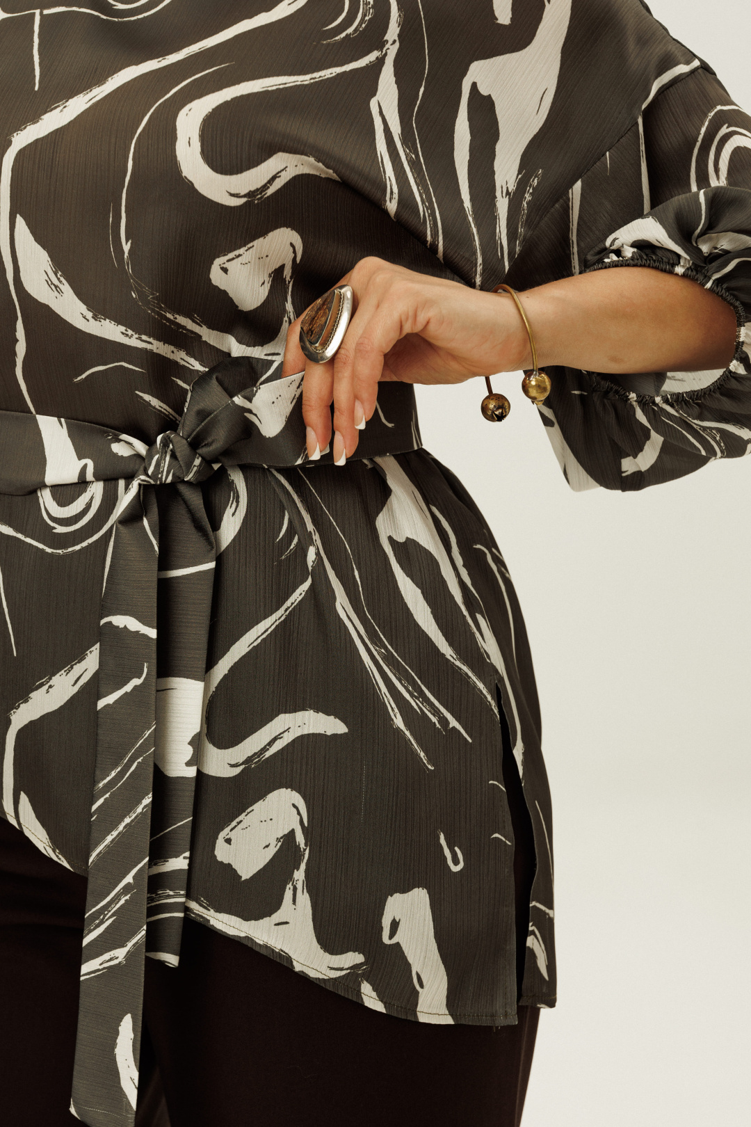 Блузка ANELLI LAUREL 1665 лесная осока - фото 5