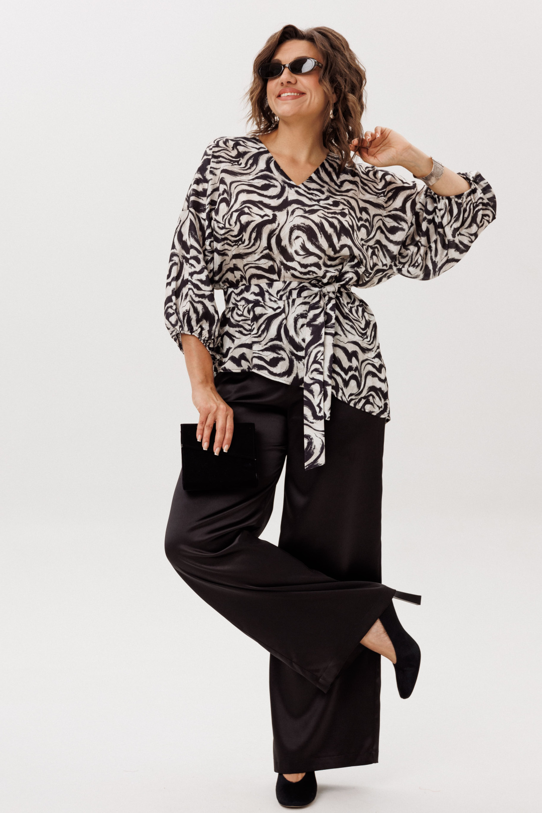 Блузка ANELLI LAUREL 1665 загадка линий - фото 2