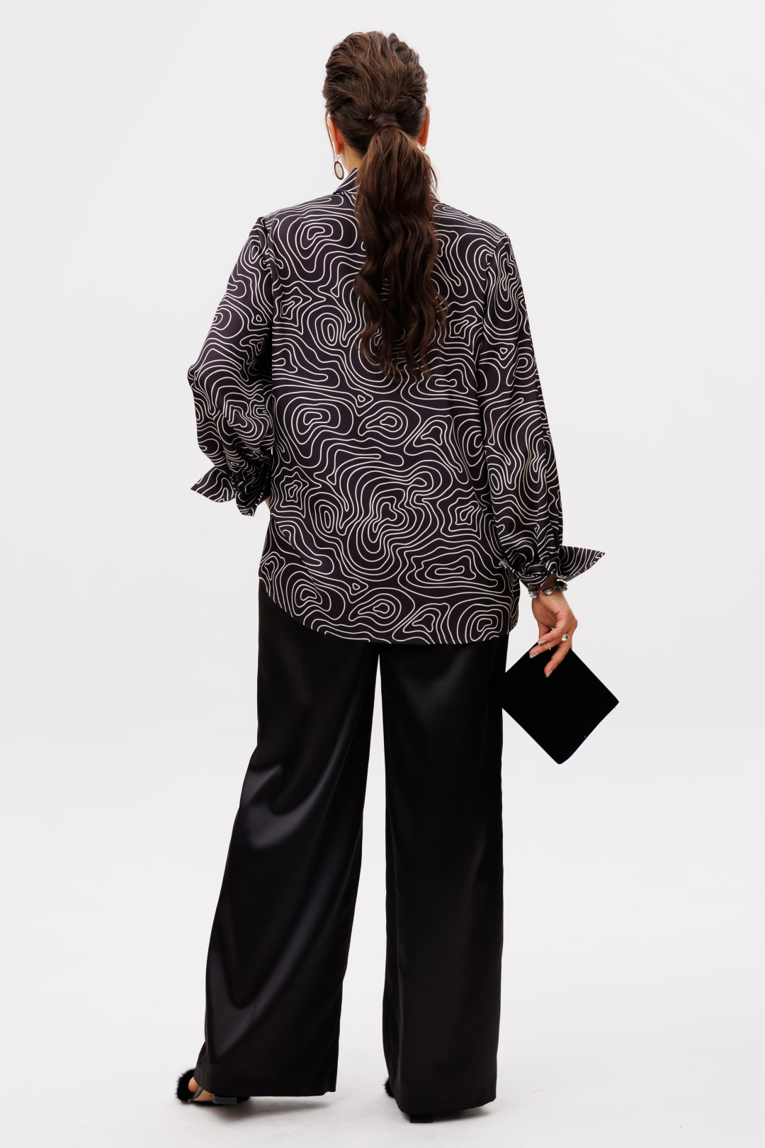 Блузка ANELLI LAUREL 1668 круги на воде - фото 5