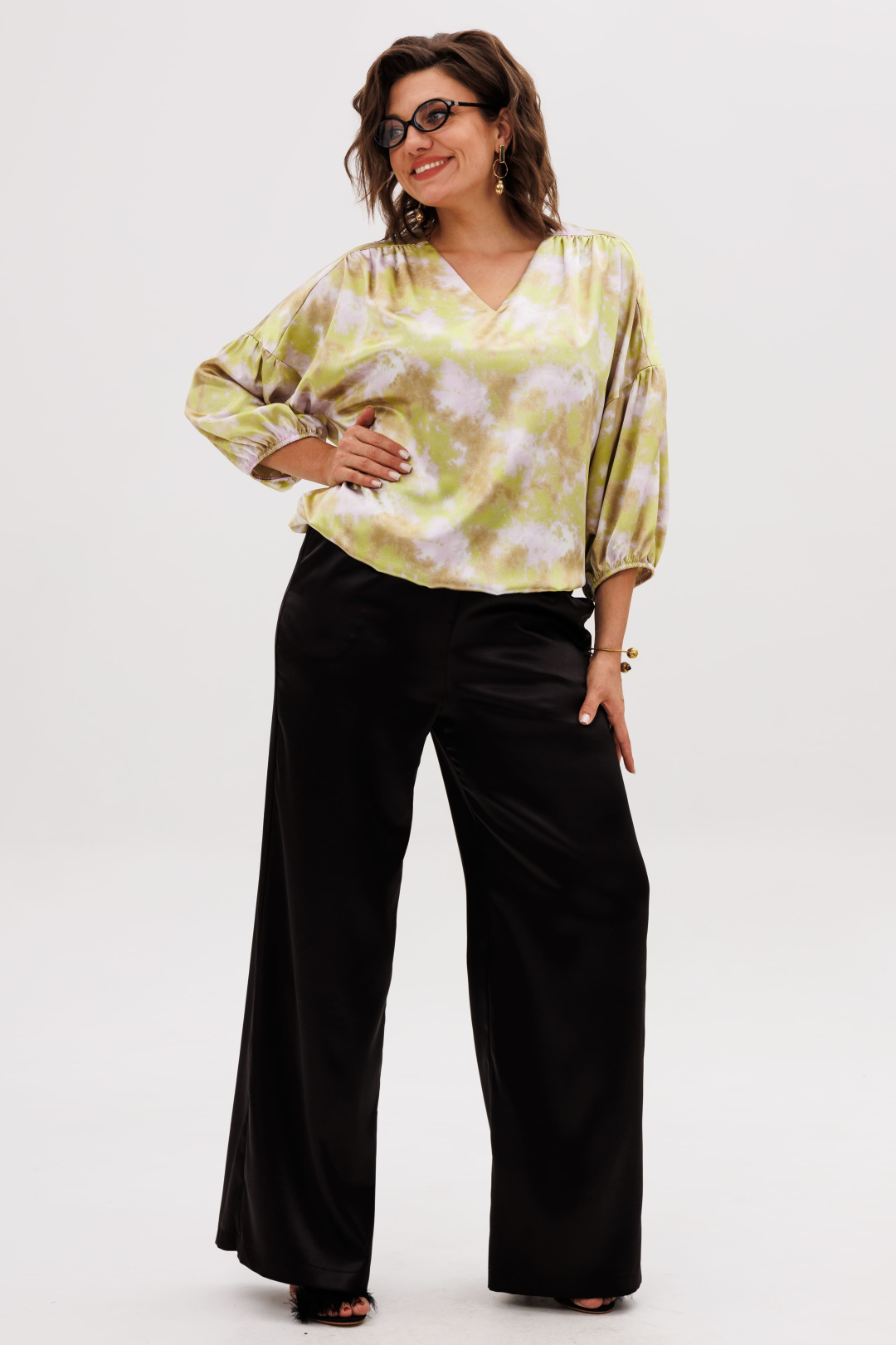 Блузка ANELLI LAUREL 1676-1 мангровый рассвет - фото 2