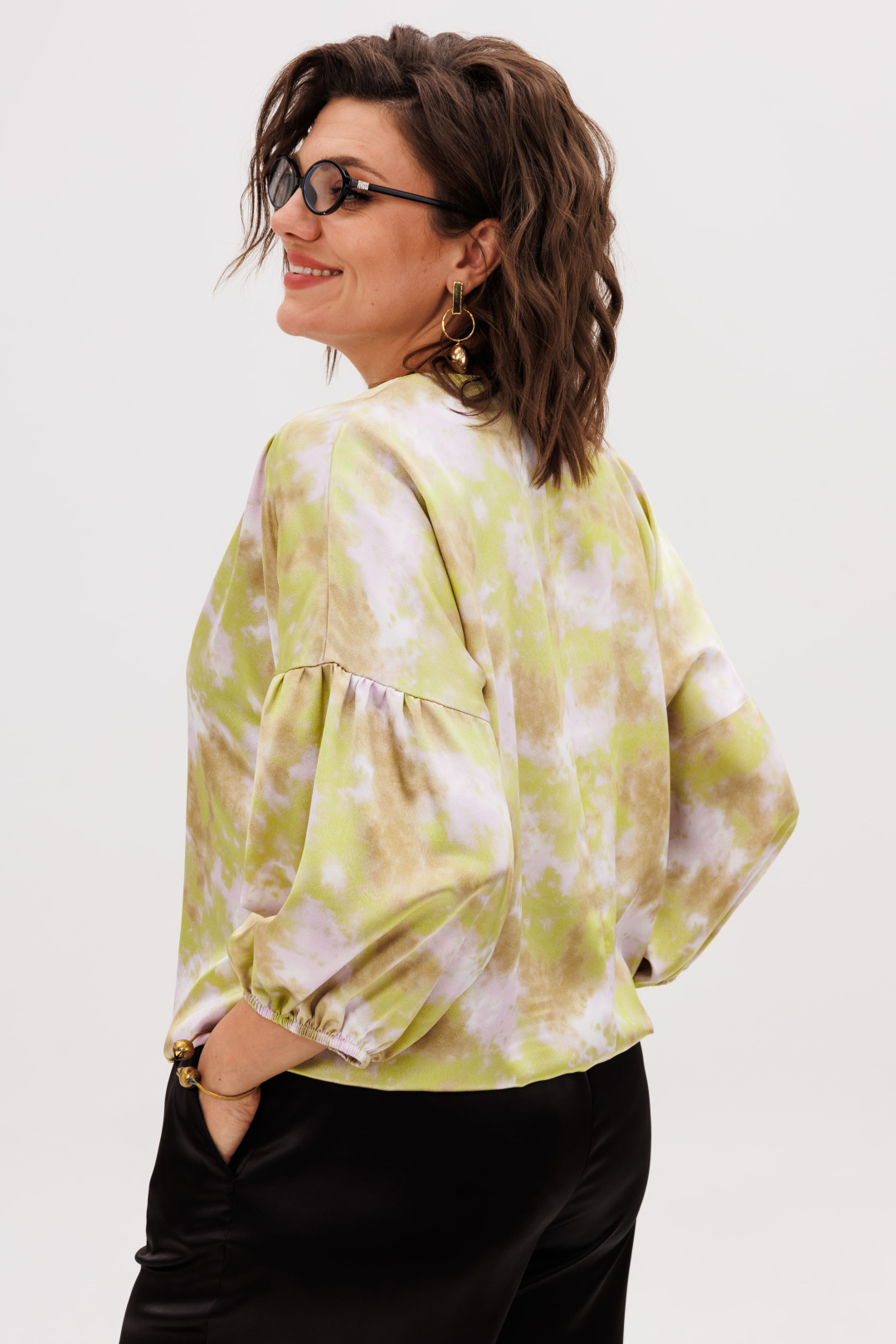 Блузка ANELLI LAUREL 1676-1 мангровый рассвет - фото 3