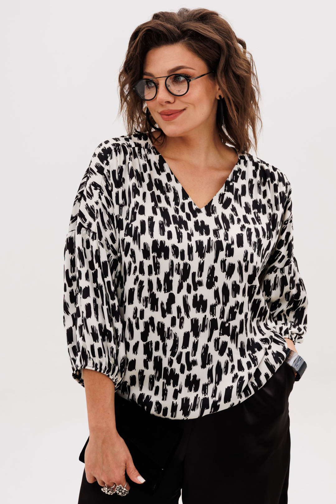 Блузка ANELLI LAUREL 1676-1 сафари шелк