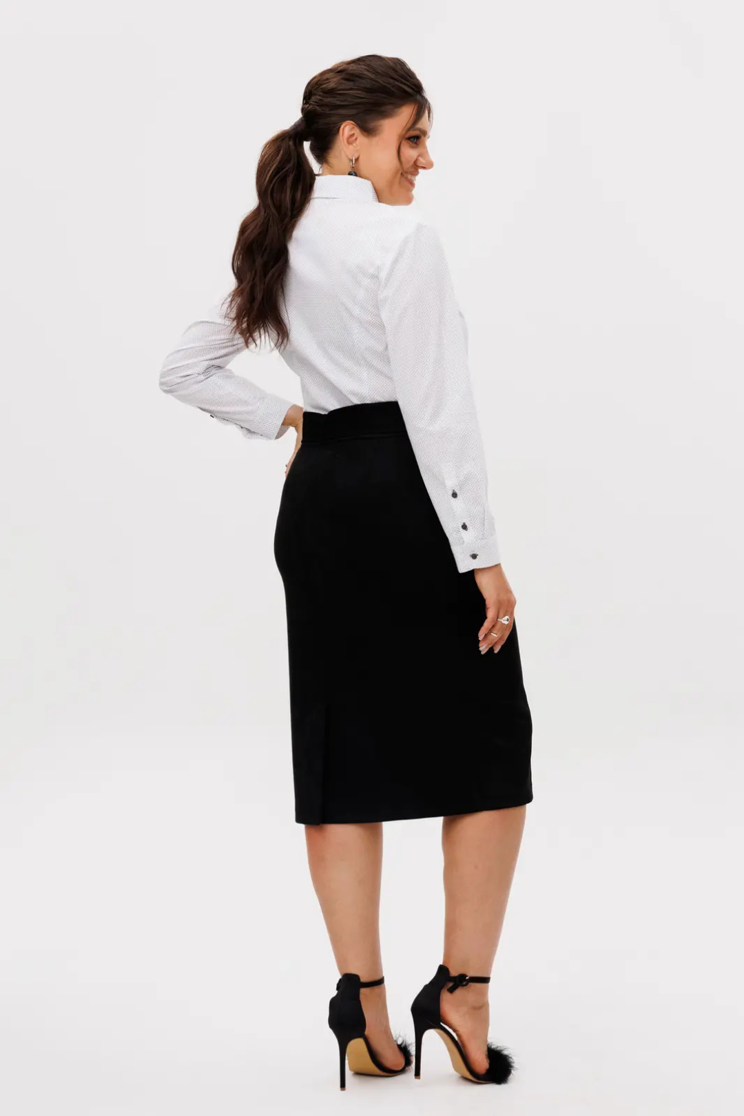 Юбка ANELLI LAUREL 1684 уютный черный - фото 4