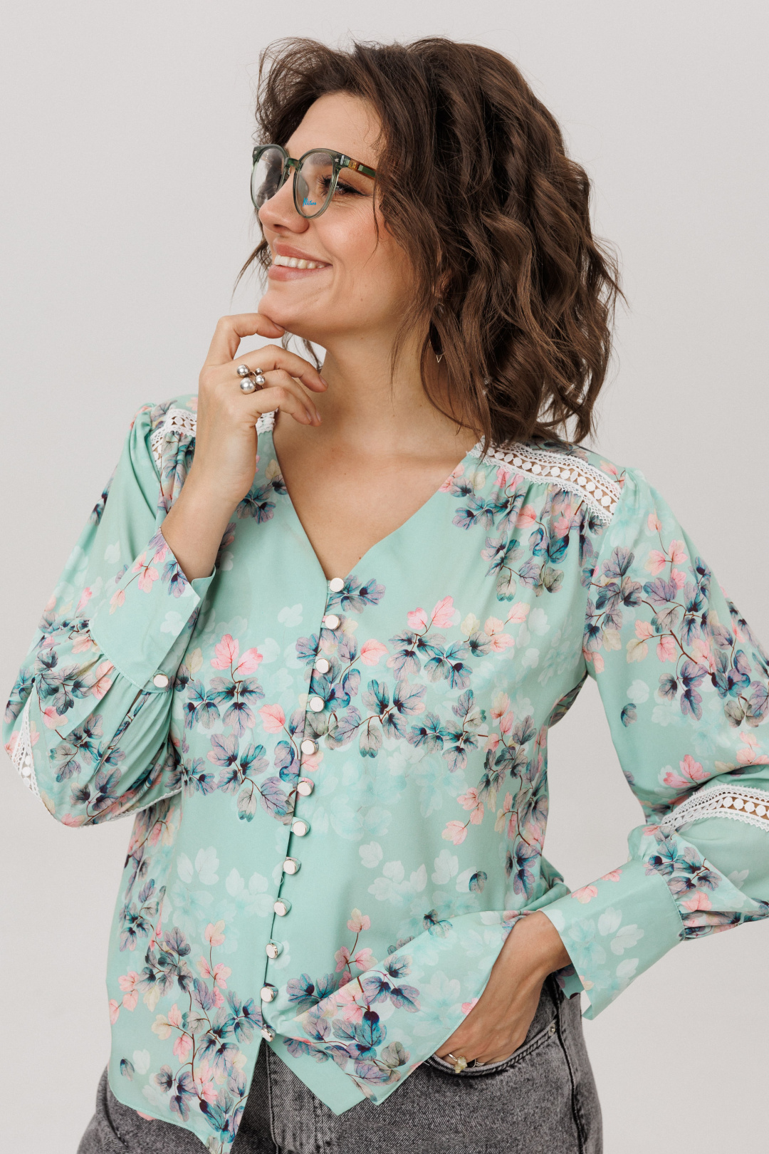 Блузка ANELLI LAUREL 1693 нежная мятность - фото 3