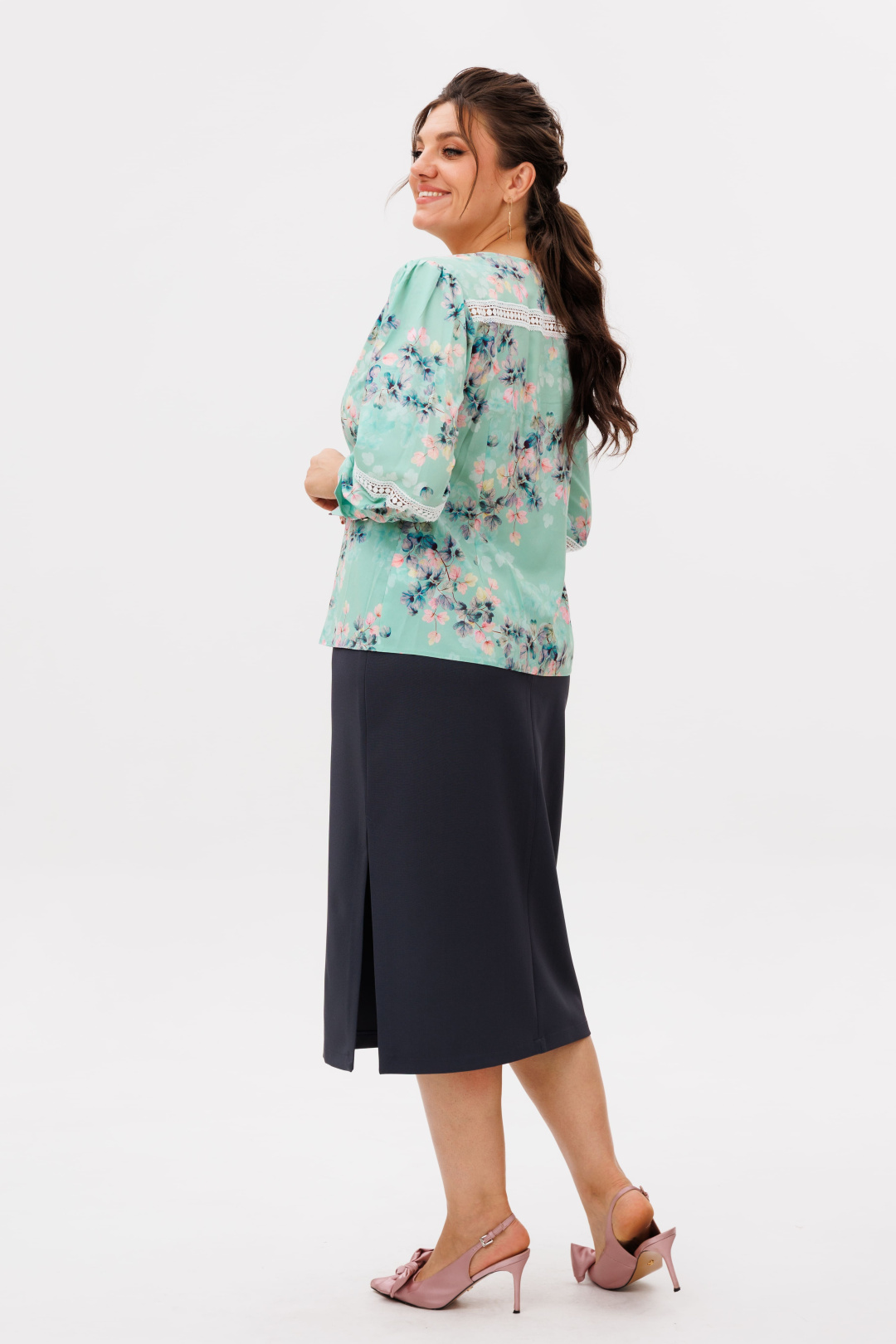 Блузка ANELLI LAUREL 1693 нежная мятность - фото 4