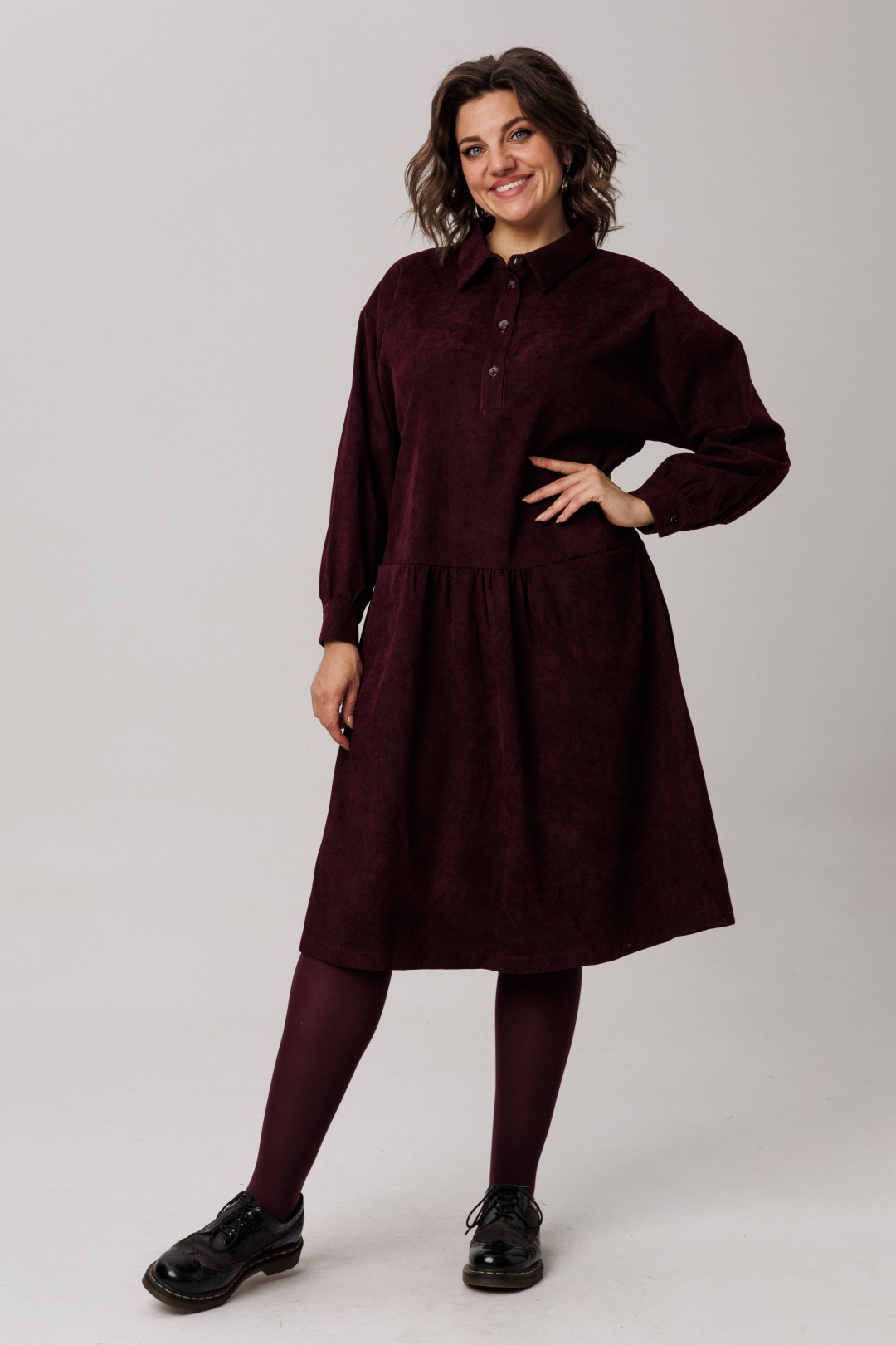 Платье ANELLI LAUREL 1730 морозная вишня