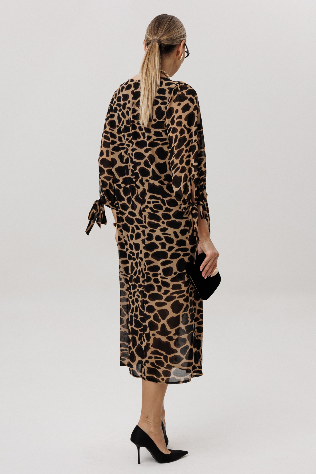 Платье ANELLI LAUREL 1733 Графичный леопард - фото 4
