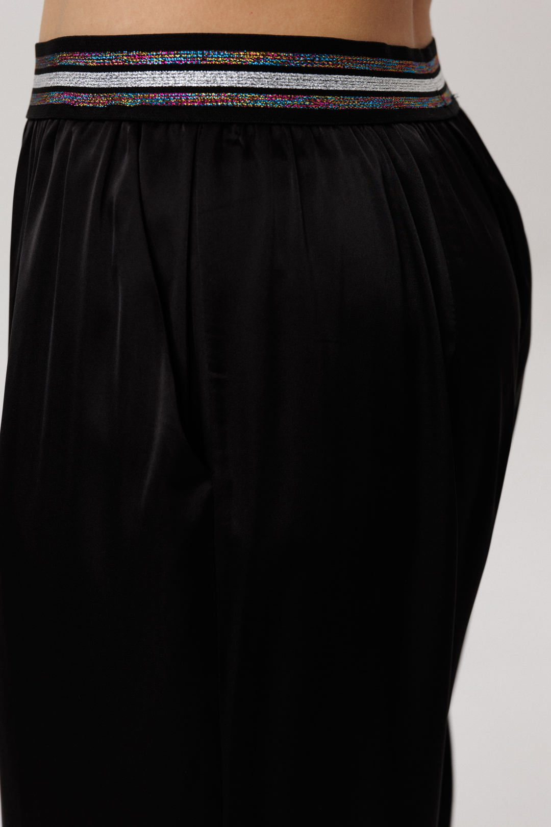 Брюки ANELLI LAUREL 1734 блестящий черный - фото 5