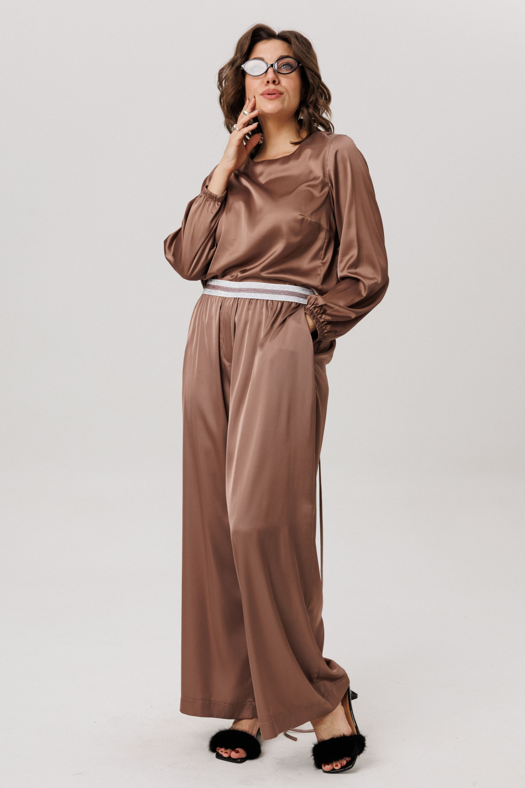 Брюки ANELLI LAUREL 1734 карамель - фото 1