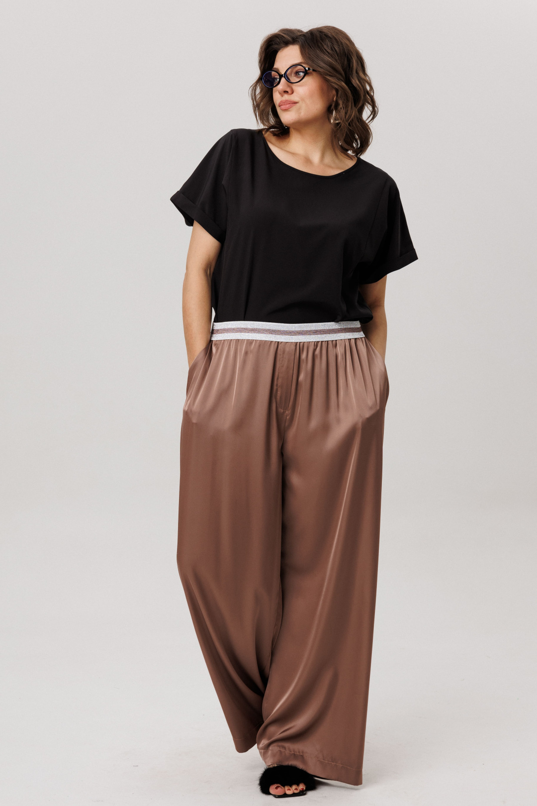 Брюки ANELLI LAUREL 1734 карамель - фото 3