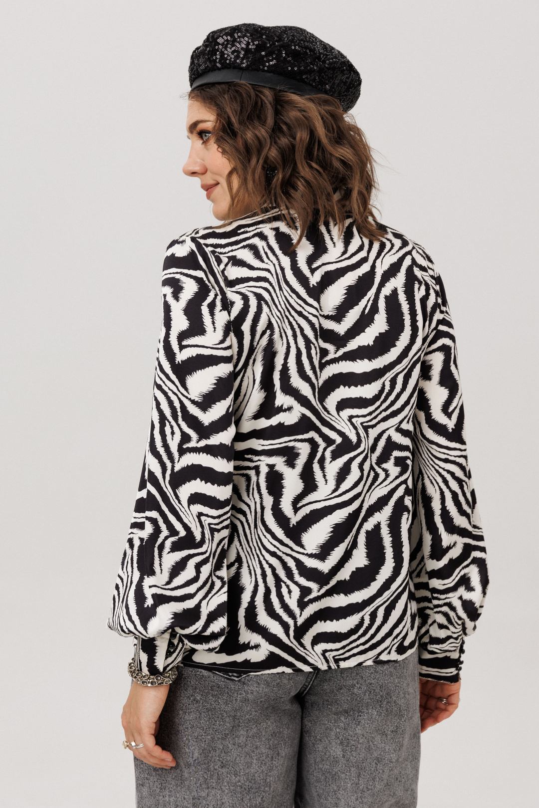 Блузка ANELLI LAUREL 1736 зебра нью - фото 5