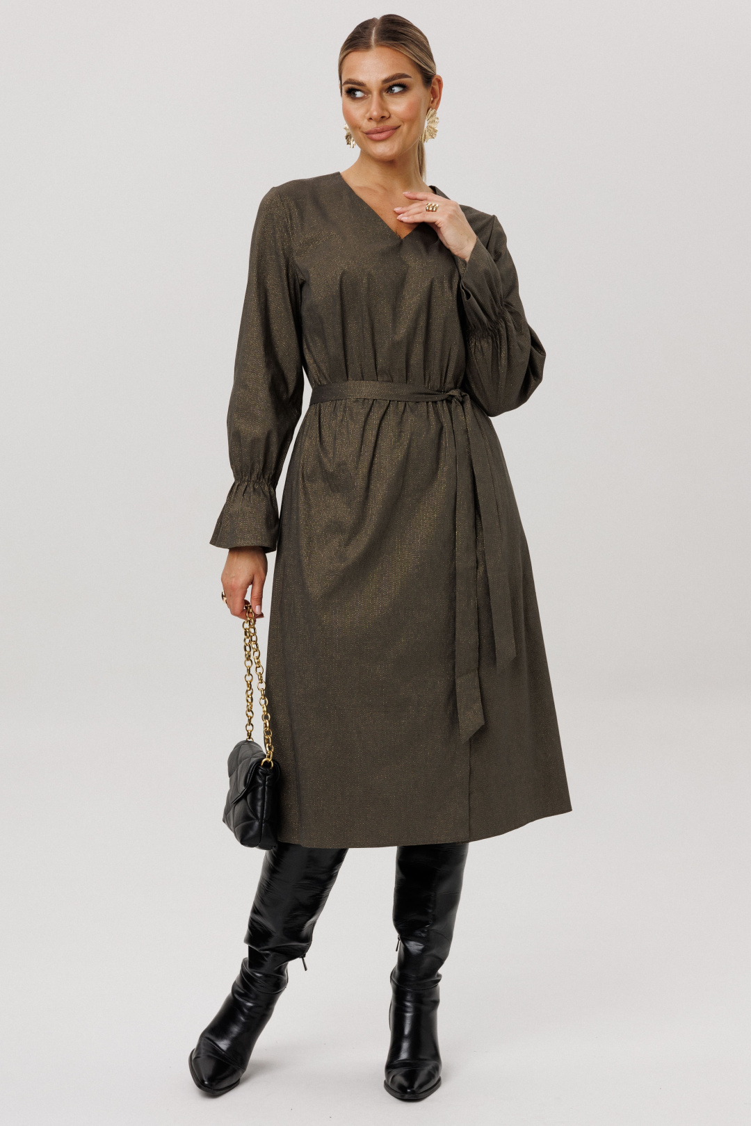 Платье ANELLI LAUREL 1745 золотые струны - фото 5