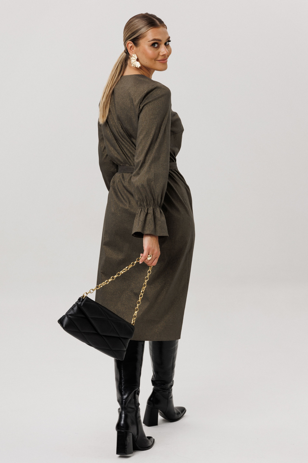 Платье ANELLI LAUREL 1745 золотые струны - фото 6