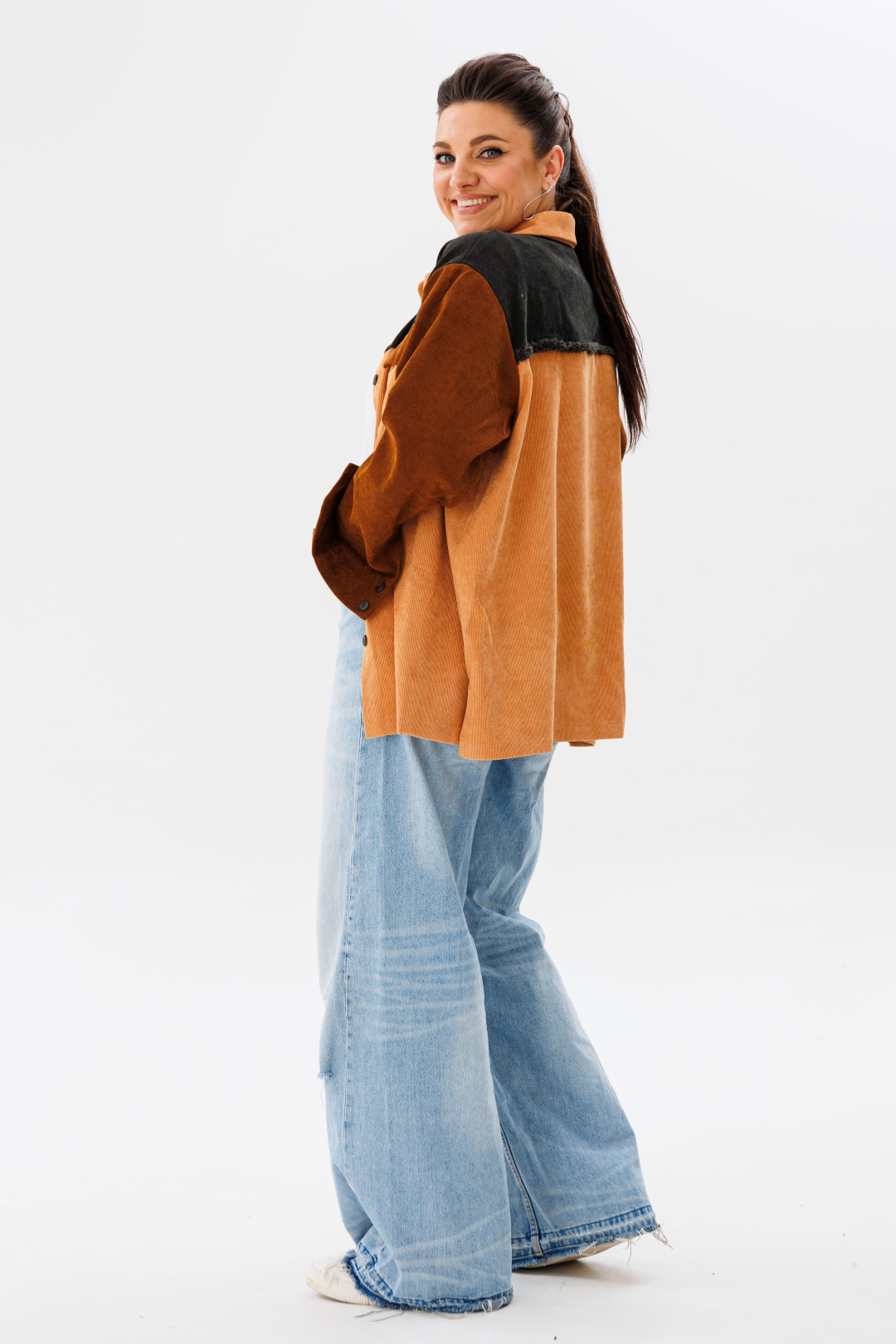 Рубашка ANELLI LAUREL 1748 оттенки карамели - фото 6